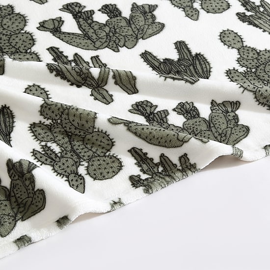 Wrangler Cactus Garden Washable Throw