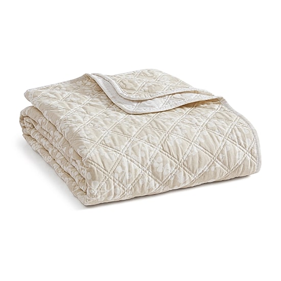 Martha Stewart Printed Quilted Throw
