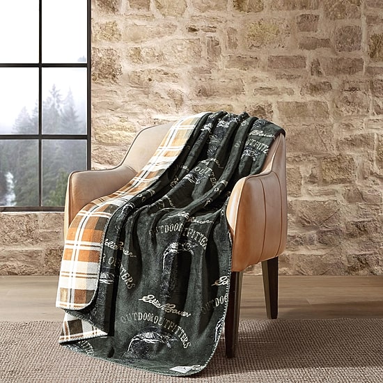 Eddie Bauer Flying Fish Washable Throw