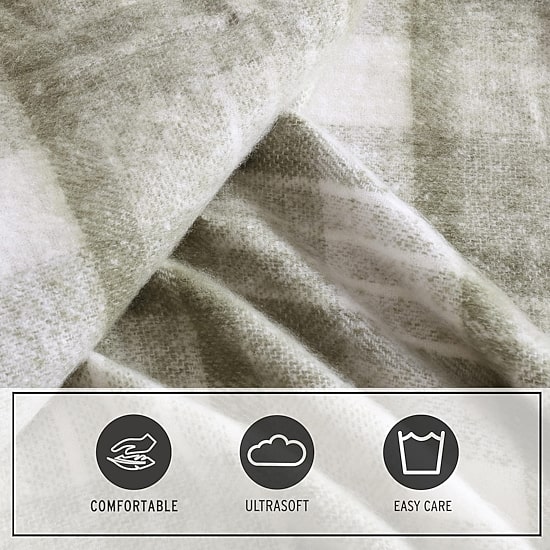 Eddie Bauer Hearthstone Plaid Washable Throw