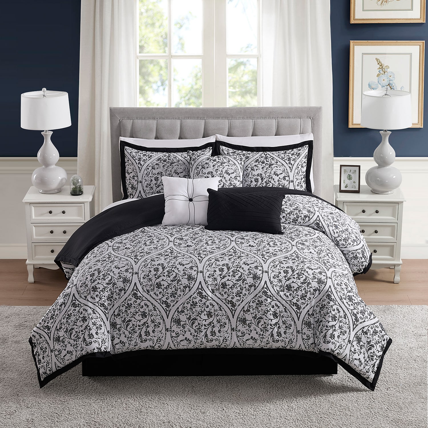Sweet Home Collection™ Trieste 7 Piece Bed In a Bag Set