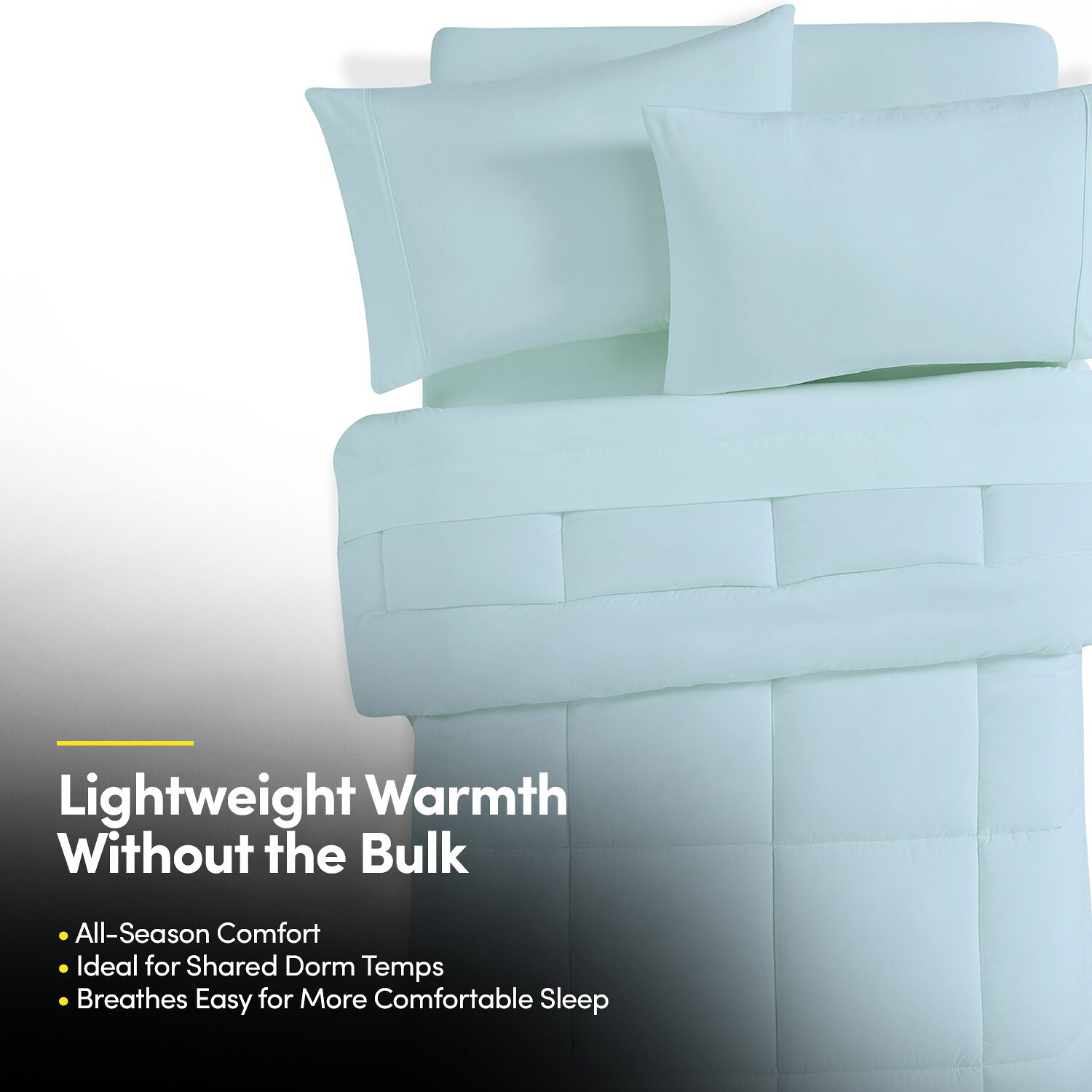 7PC Campus Ready Dorm Twin XL Complete Bedding Set with sheets