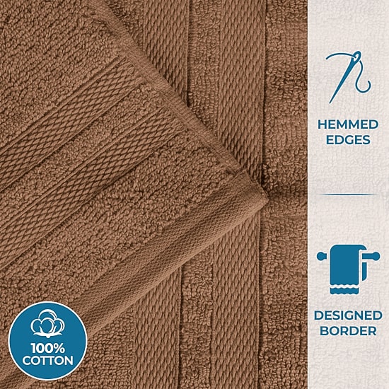 SUPERIOR® Ultra Collection | 100% Cotton 3-pc. Quick Dry Solid Bath Towel Set