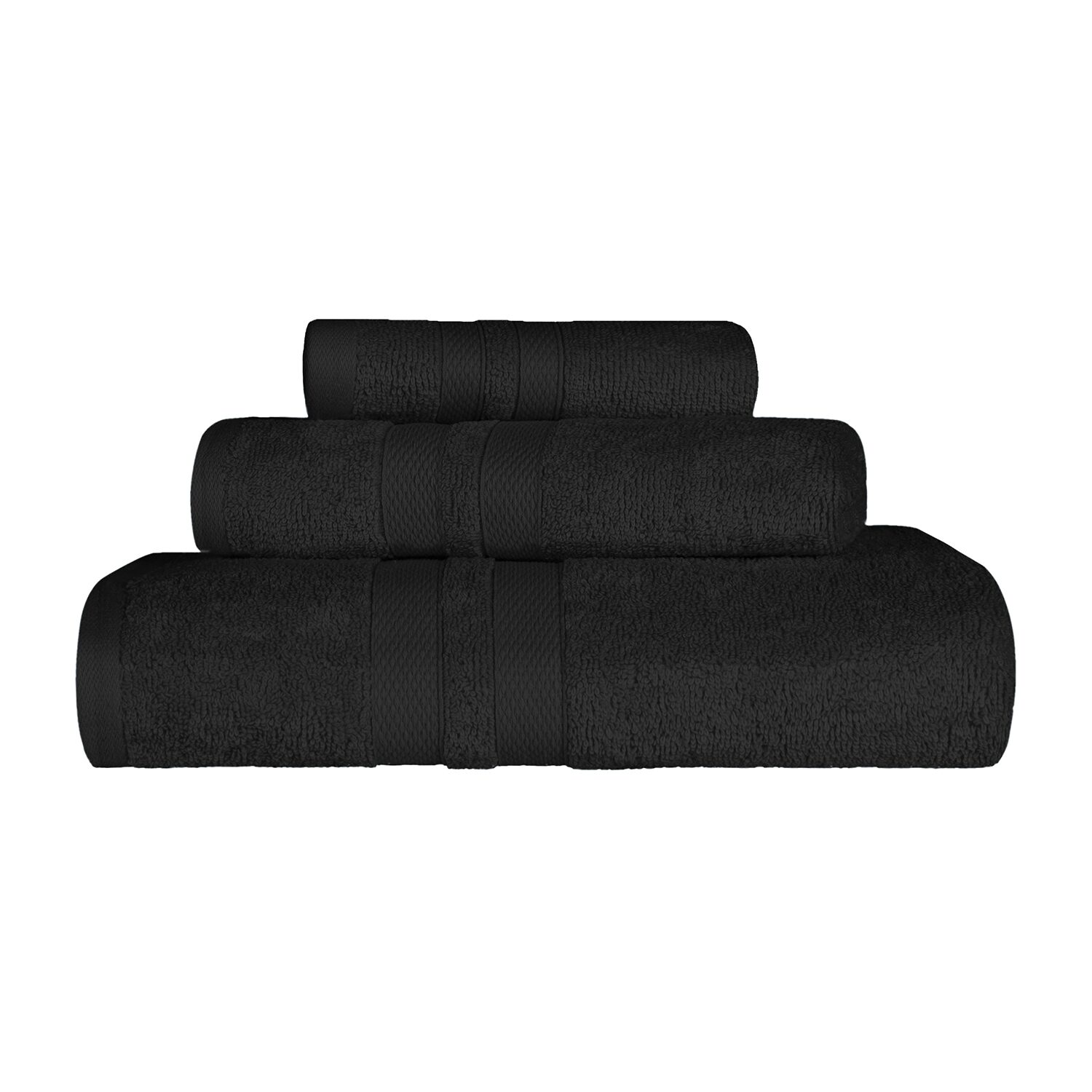 SUPERIOR® Ultra Collection | 100% Cotton 3-pc. Quick Dry Solid Bath Towel Set