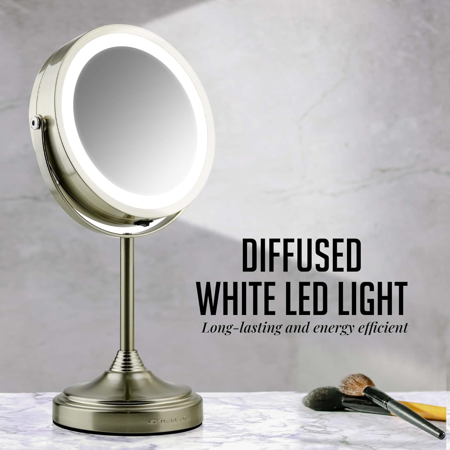 Ovente 7X Magnification Makeup Mirror