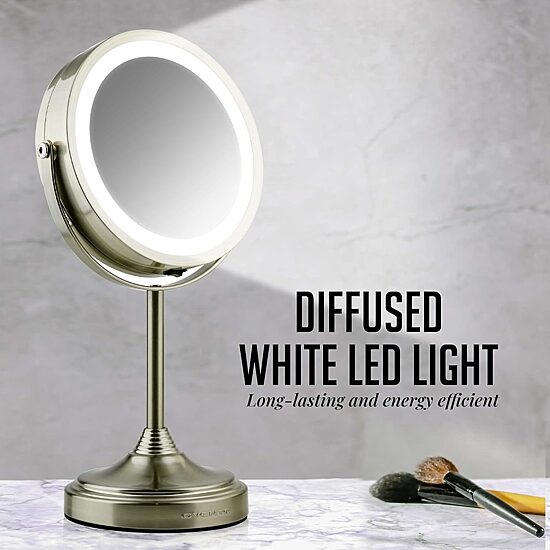 Ovente 7X Magnification Makeup Mirror