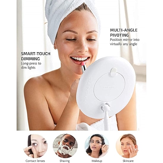 Ovente 10X Magnification Makeup Mirror