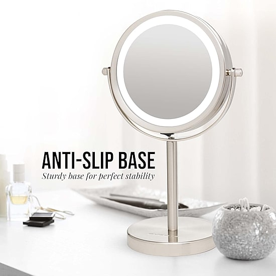 Ovente 7X Magnification Makeup Mirror