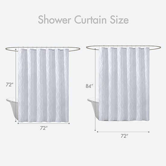 Madison Park Candice Sheer Shower Curtain