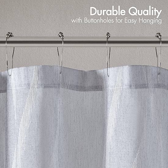 Madison Park Candice Sheer Shower Curtain