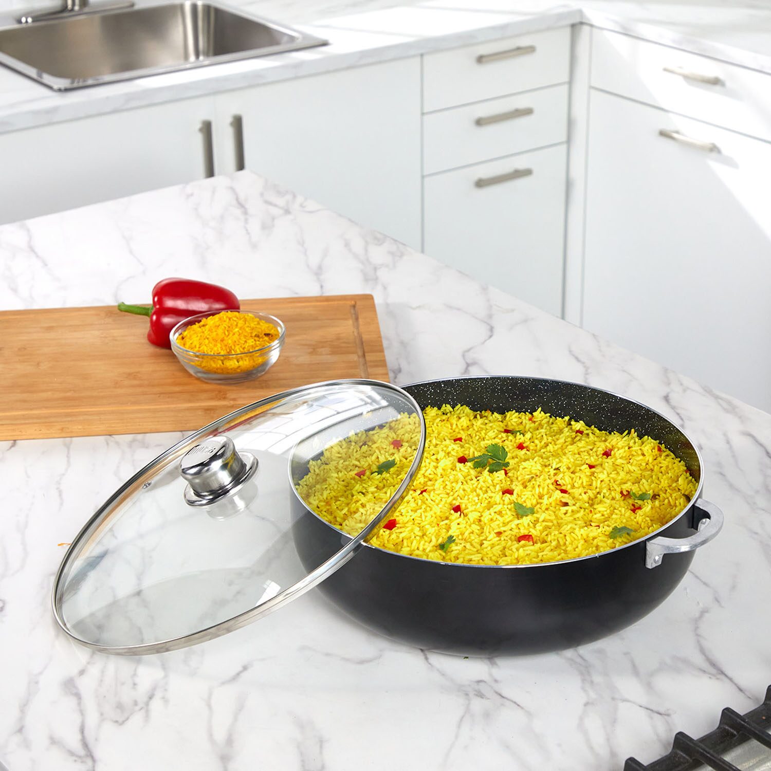 IMUSA Premier Ceramic 9-qt. Caldero Pan