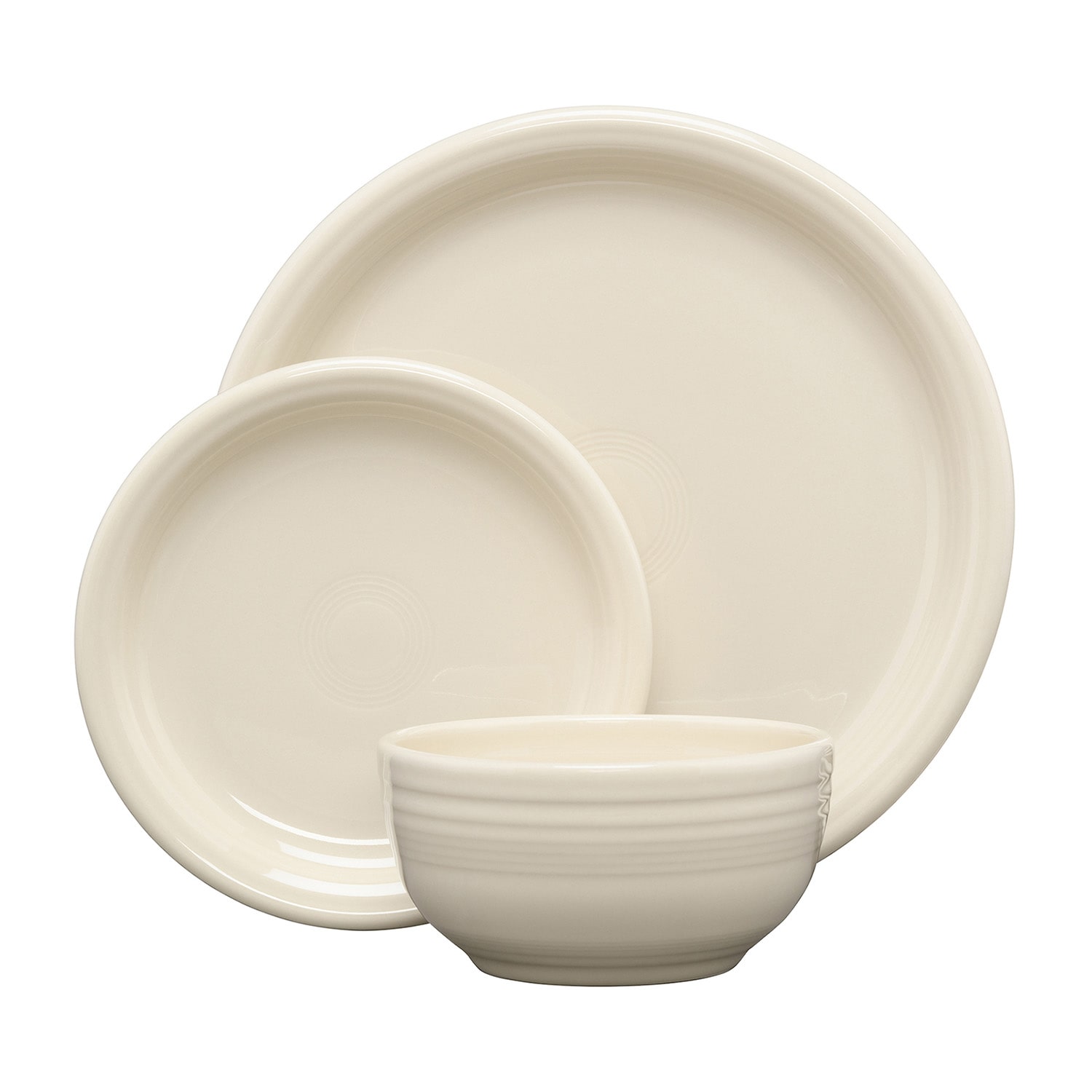 Fiesta Bistro Coupe 3-pc. Ceramic Place Setting