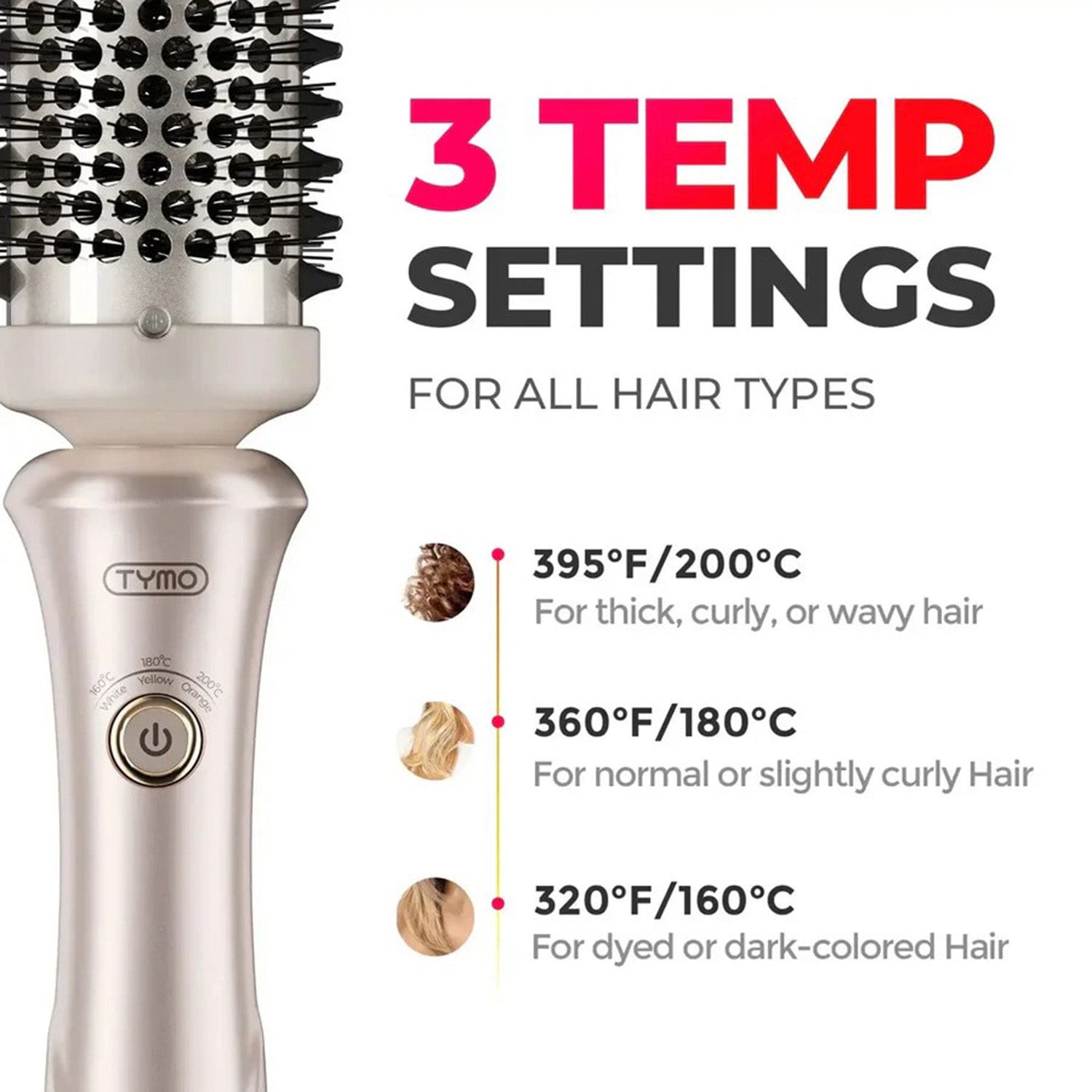 TYMO Hot Air Brush