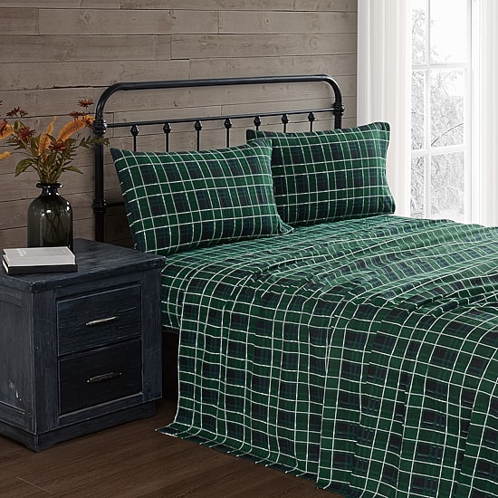 Truly Soft Tartan Plaid Flannel Sheet Set