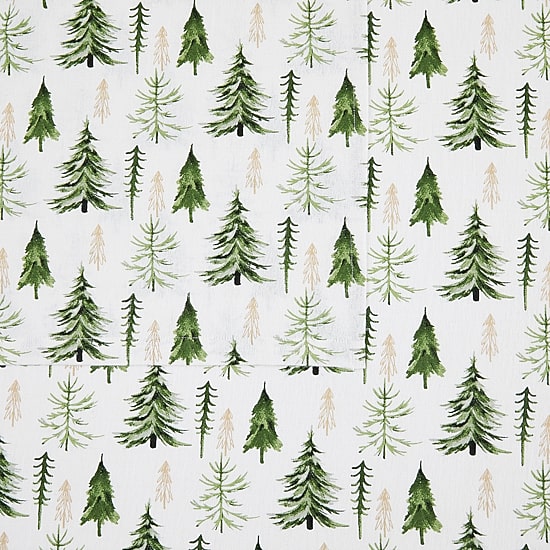 Truly Soft Trees Flannel Sheet Set