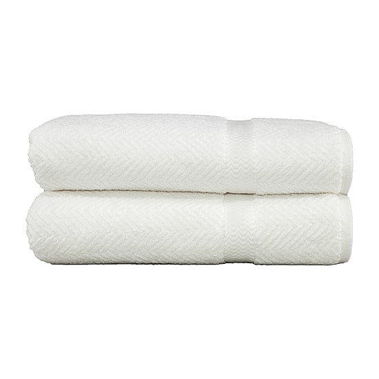 Linum Home Textiles Herringbone 2-pc Bath Towel Set
