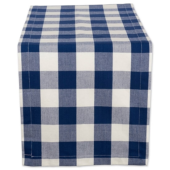 Design Imports Buffalo Check Table Runner