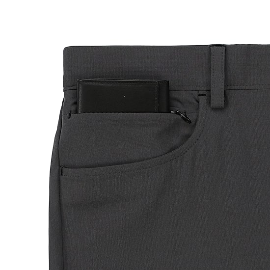 Haggar The Active Series 5 Pocket Mens Comfort Waistband Slim Fit Flat Front Pant