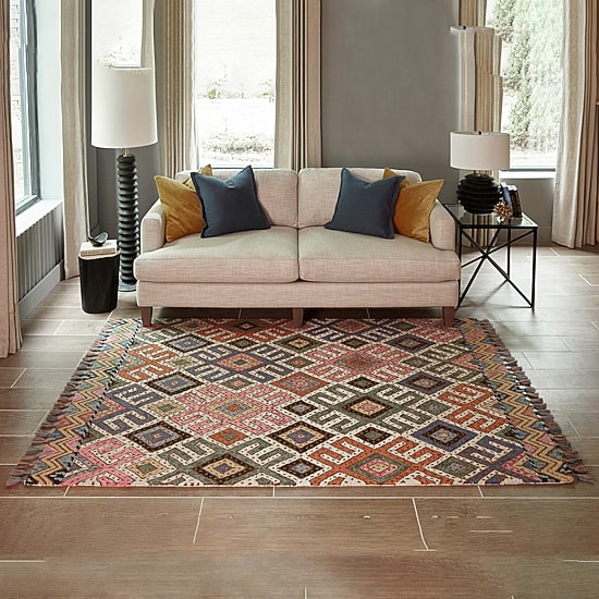Momeni Tahoe 1 Geometric Hand Tufted Indoor Rectangular Accent Rug