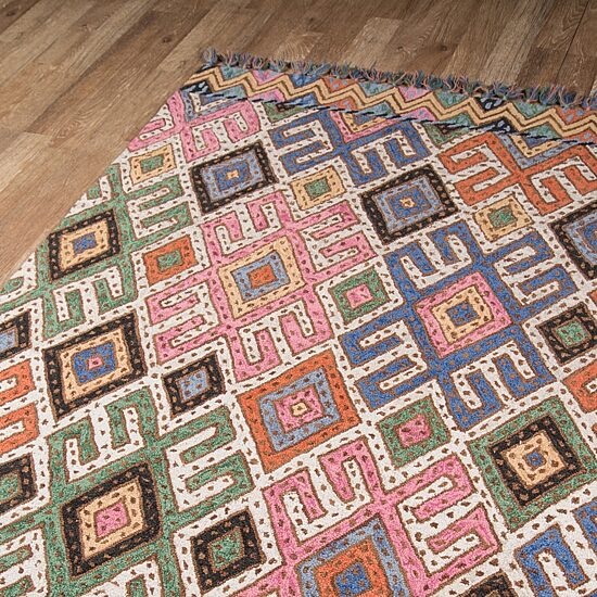 Momeni Tahoe 1 Geometric Hand Tufted Indoor Rectangular Accent Rug
