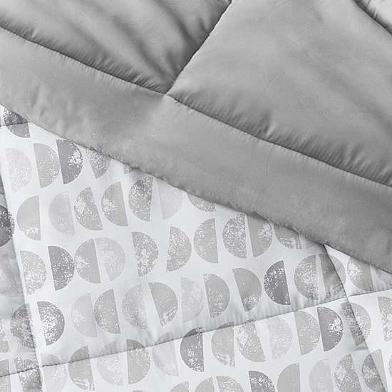 Casual Comfort Premium Down Alternative Moonlight Stars Reversible Comforter Set