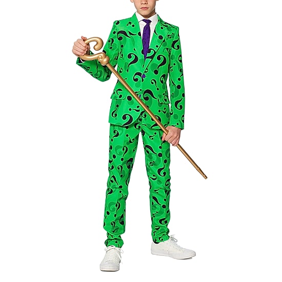 Suitmeister Riddler Costume Little & Big Kid Boys 3-pc. Suit Set