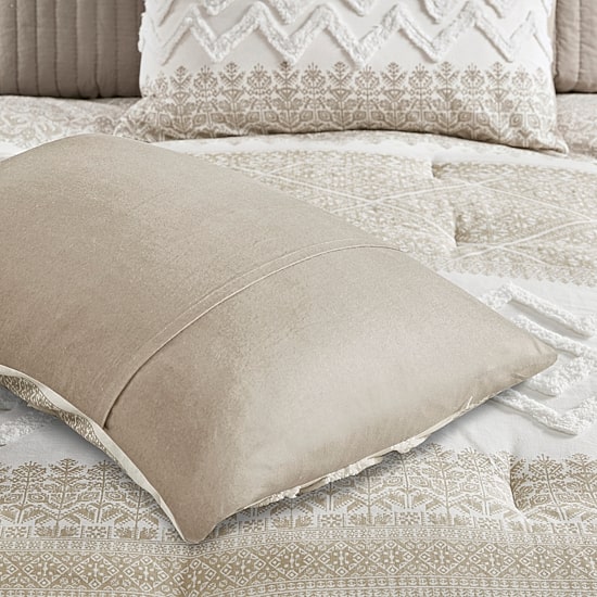 Ink+Ivy Mila 3 Piece Cotton Comforter Set with Chenille Tufting