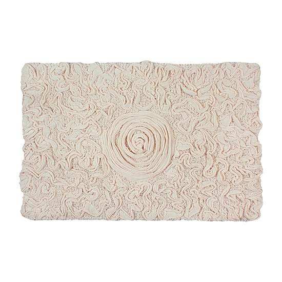 Home Weavers Inc Bellflower Quick Dry 17X24 Inch Bath Rug