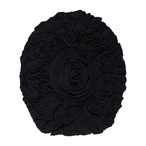 Home Weavers Inc Bellflower Lid Cover, One Size, Black