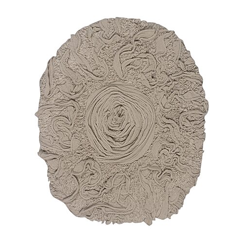 Home Weavers Inc Bellflower Lid Cover, One Size, Beige