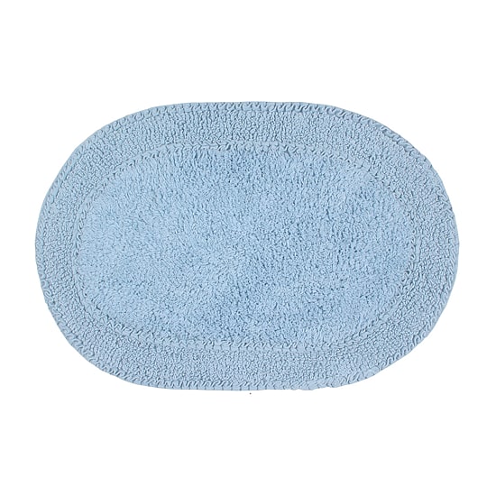 Home Weavers Inc Double Ruffle 17X24 Inch Quick Dry Bath Rug