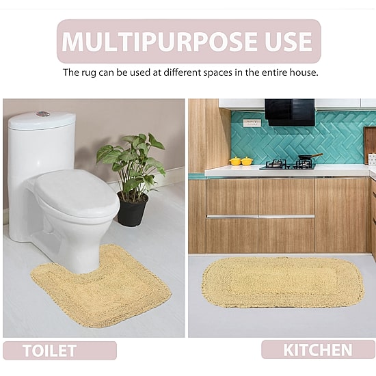 Home Weavers Inc Radiant Quick Dry 17X24 Inch Bath Rug