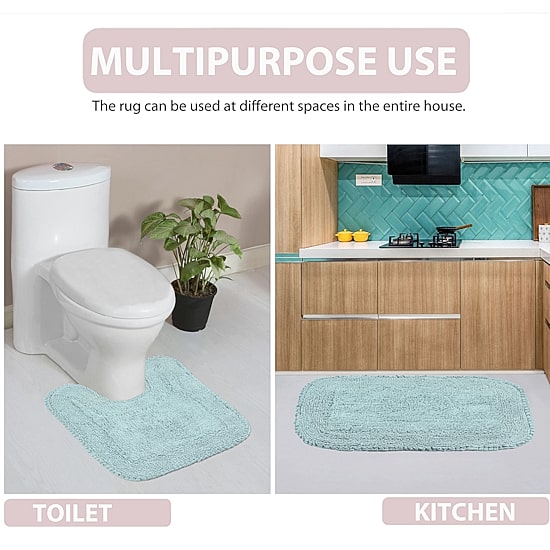 Home Weavers Inc Radiant Quick Dry 21X34 Inch Bath Rug