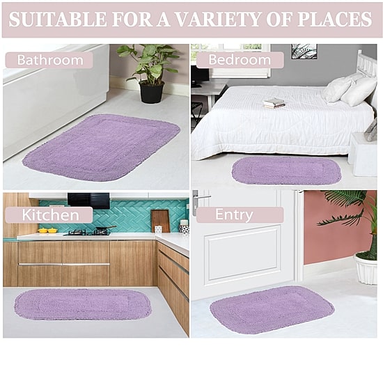 Home Weavers Inc Radiant Quick Dry 24X40 Inch Bath Rug