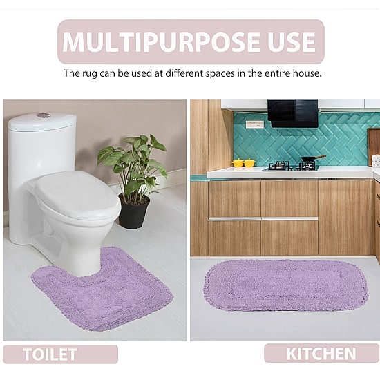 Home Weavers Inc Radiant Quick Dry 20X20 Inch Bath Rug