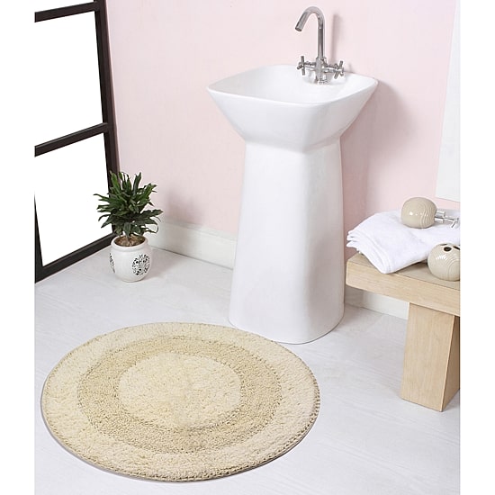 Home Weavers Inc Radiant 30 Inch Round Bath Rug