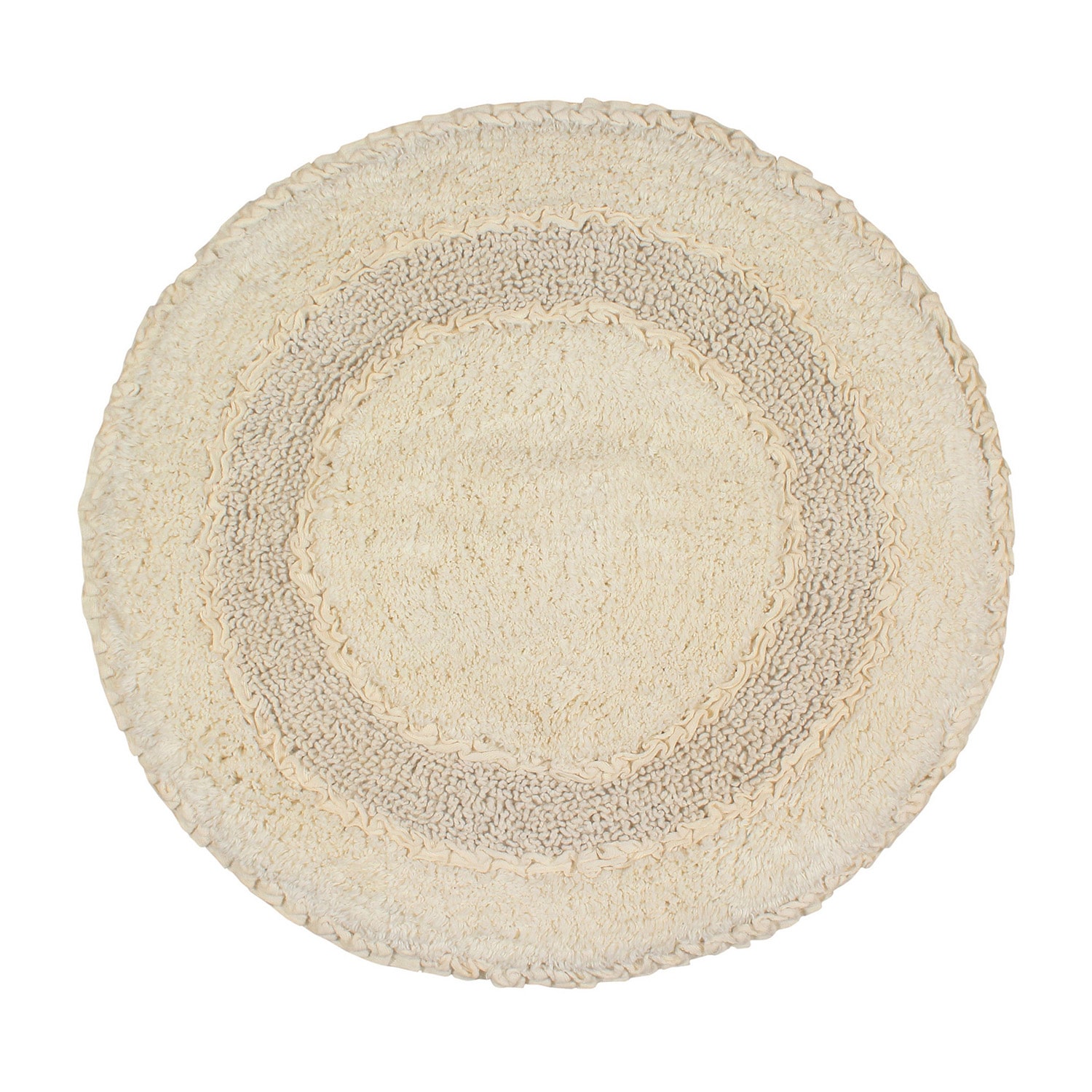 Home Weavers Inc Radiant 30 Inch Round Bath Rug