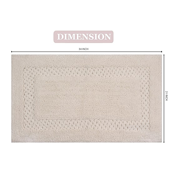 Home Weavers Inc Classy Quick Dry 21X34 Inch Bath Rug