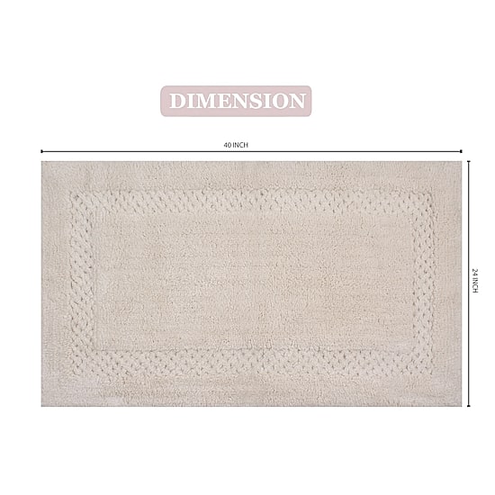 Home Weavers Inc Classy Quick Dry 24X40 Inch Bath Rug