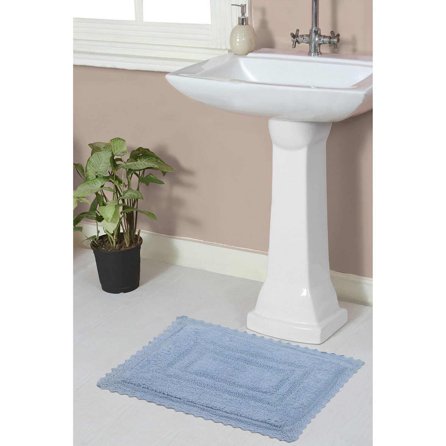 Home Weavers Inc Opulent Reversible 17X24 Inch Bath Rug