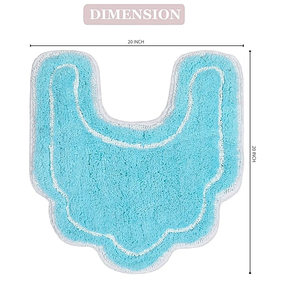 Home Weavers Inc Allure Quick Dry 20X20 Inch Bath Rug