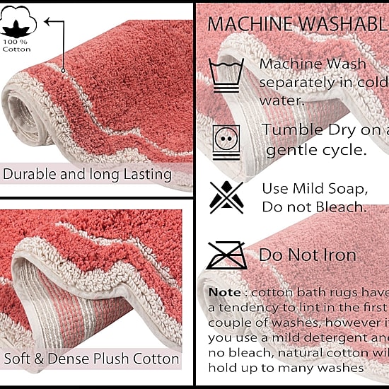 Home Weavers Inc Allure Quick Dry 21X34 Inch Bath Rug
