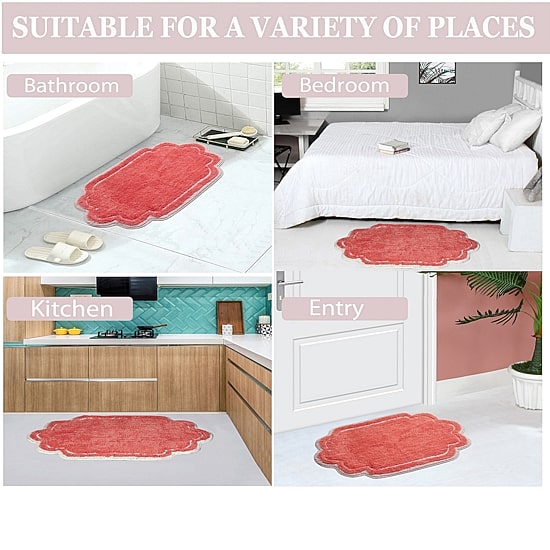 Home Weavers Inc Allure Quick Dry 21X34 Inch Bath Rug