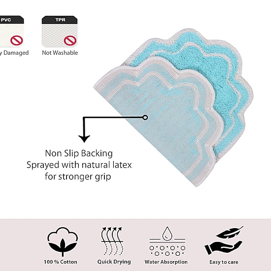 Home Weavers Inc Allure Quick Dry 24X40 Inch Bath Rug