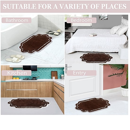 Home Weavers Inc Allure Round Bath Rug