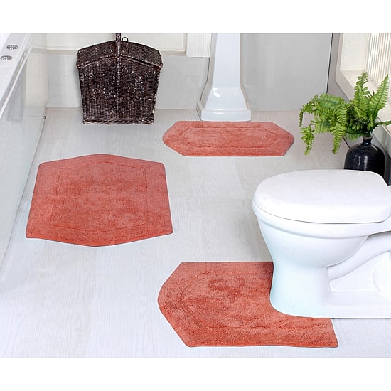 Home Weavers Inc Waterford 3-pc. Quick Dry Bath Rug Set