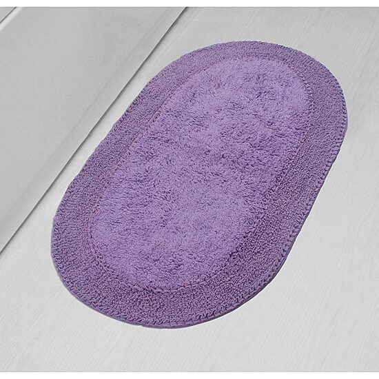 Home Weavers Inc Double Ruffle Quick Dry 24X40 Inch Bath Rug