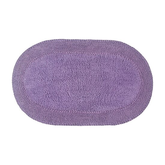 Home Weavers Inc Double Ruffle Quick Dry 24X40 Inch Bath Rug