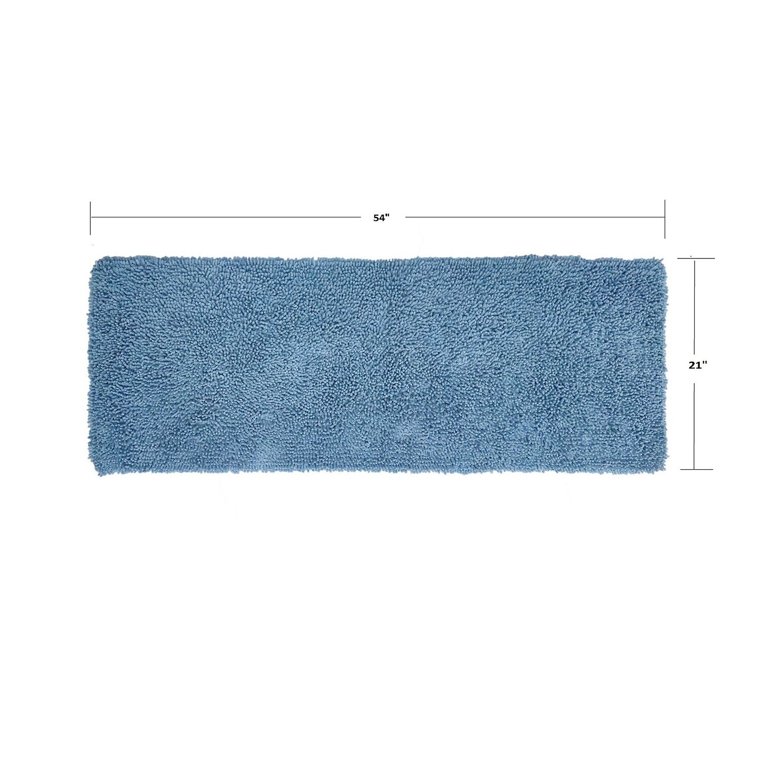 Home Weavers Inc Fantasia Quick Dry 21X54 Inch Bath Rug