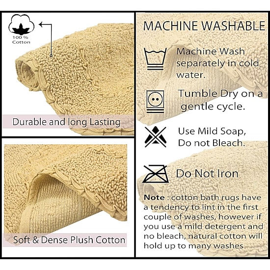 Home Weavers Inc Radiant Quick Dry 17X24 Inch Bath Rug